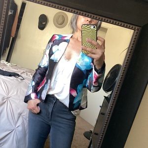 MANGO SATIN BLAZER